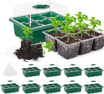 10 Packs Seed Starter Tray Seed Starter Kit