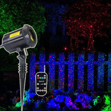 Moving Firefly Garden Laser Multi-Color LED