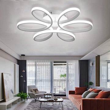 Ceiling Light Fixture with Flower Shape