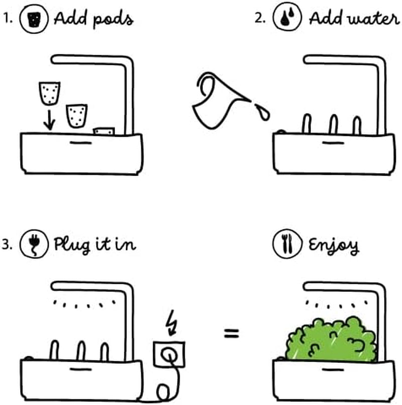 3 Pods Indoor Herb Growing System Kit