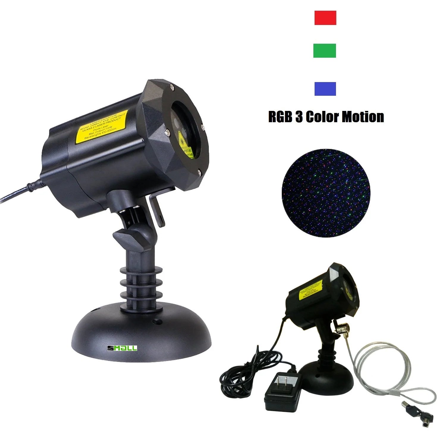 Moving Firefly Garden Laser Multi-Color LED