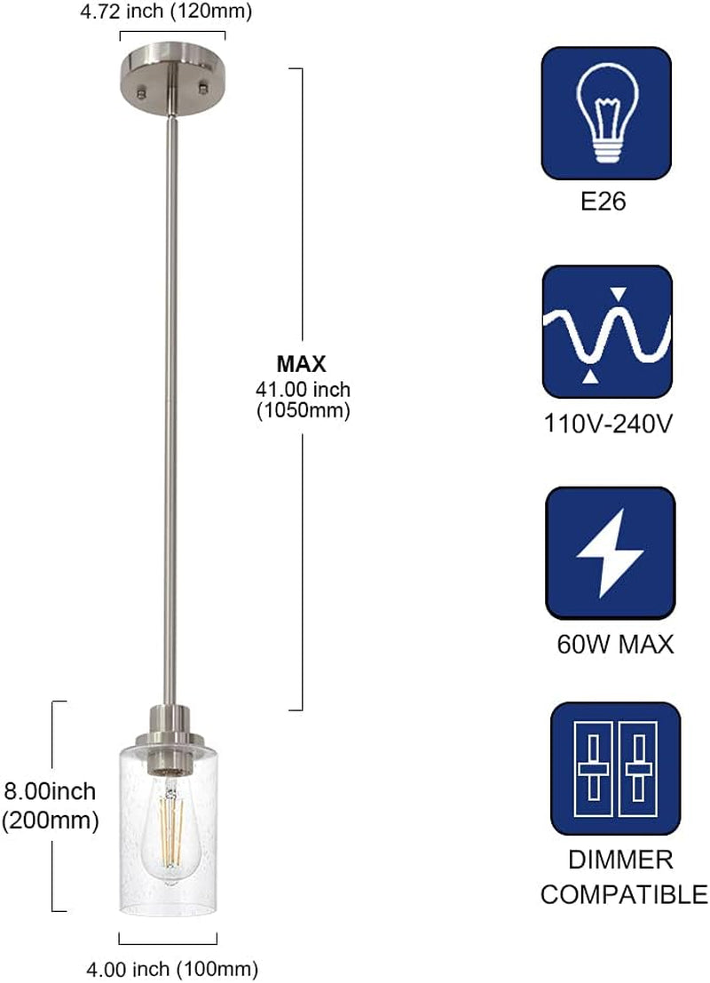 Modern Kitchen Island Hanging Pendant Light