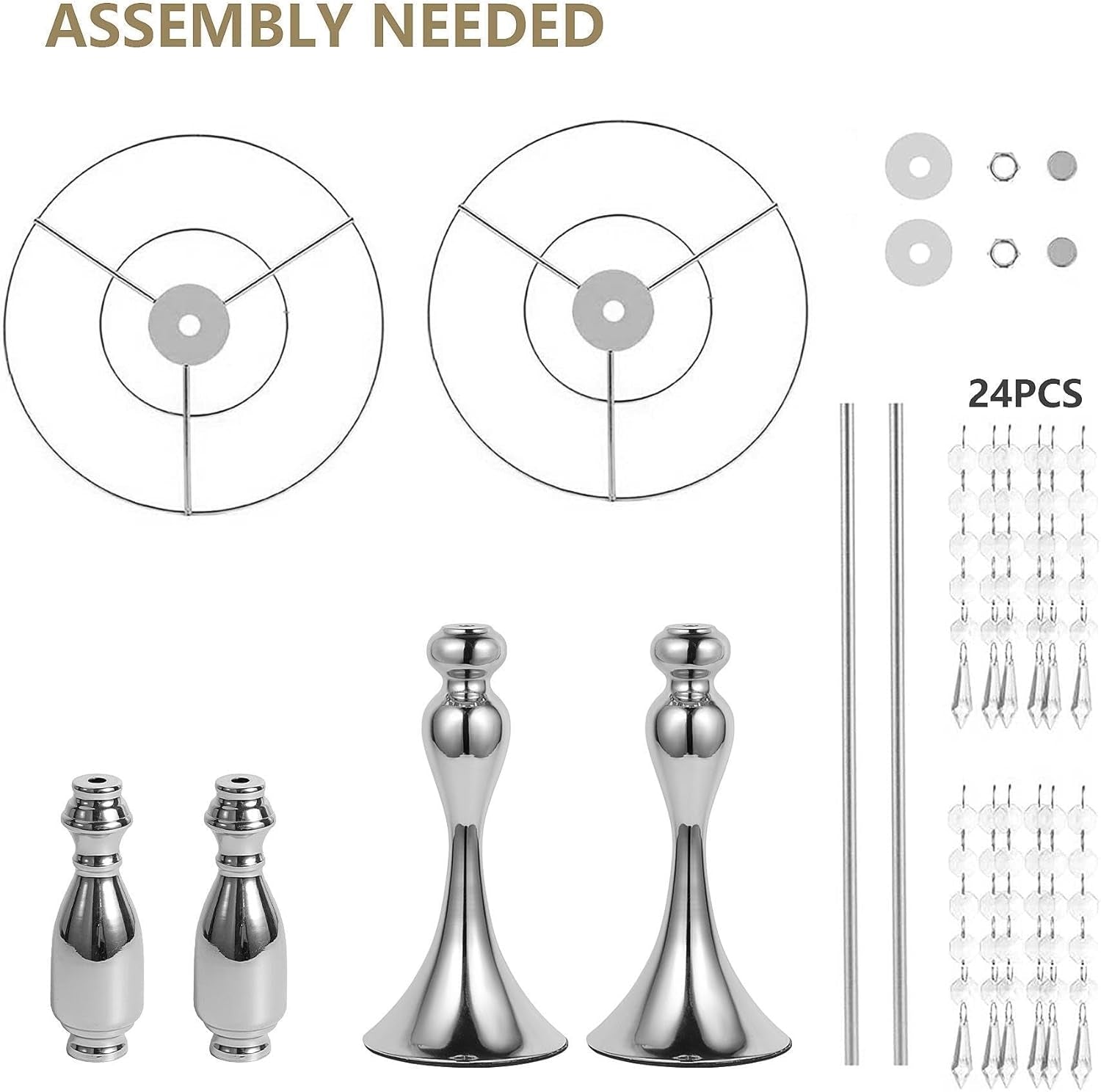 Metal Wedding Centerpieces for Table