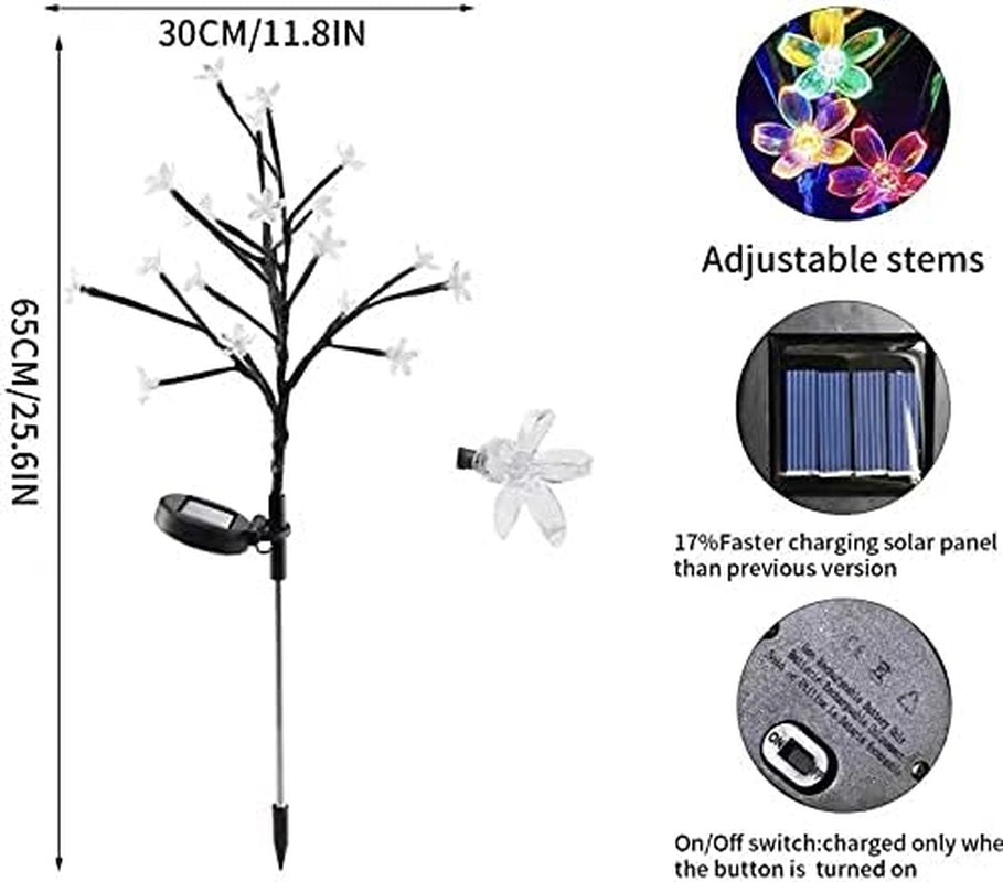 LED Cherry Blossom Flower Garden Lights