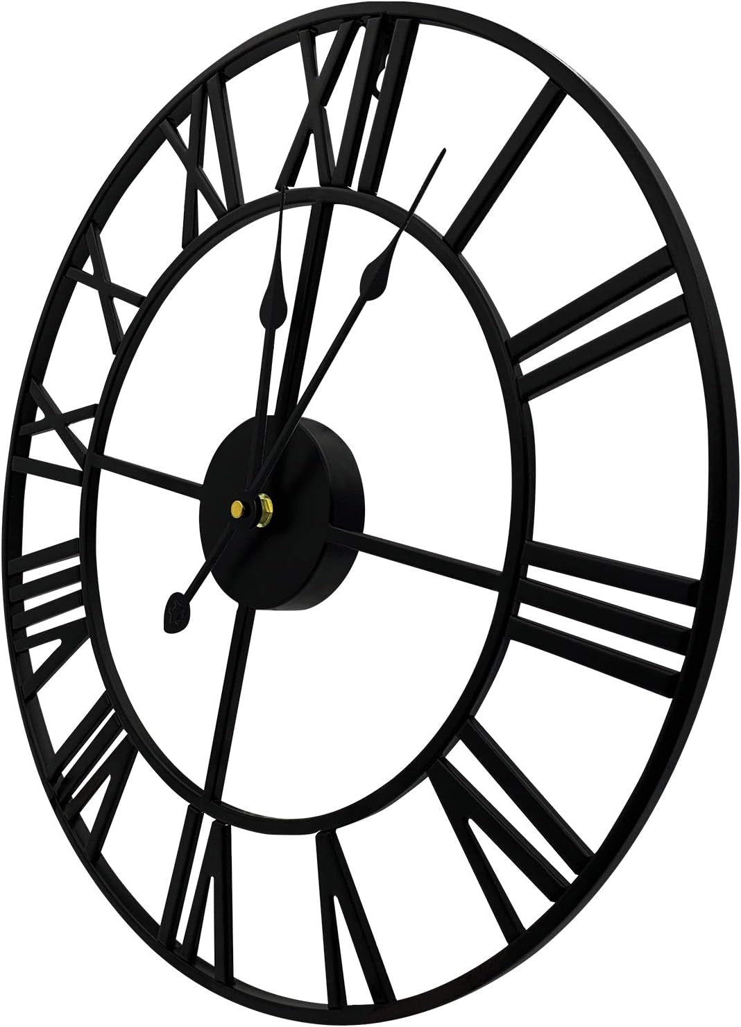 Large Modern Metal round Silent Clocks