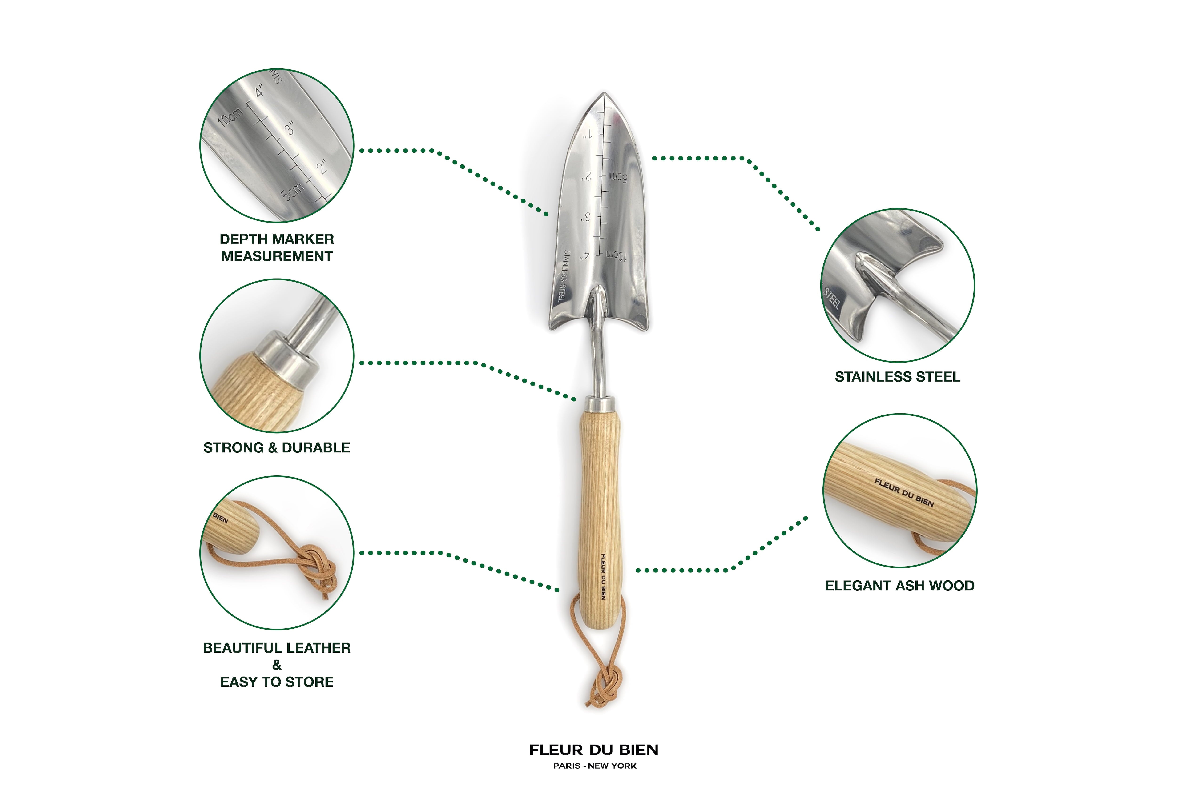 Stainless Steel Heavy Duty Garden Tools Set - NexZello