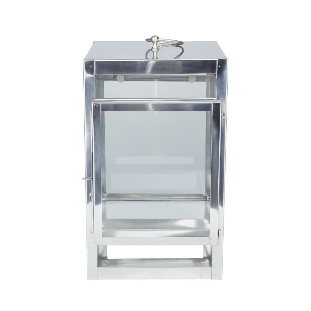 Silver Stainless Steel Candle Lantern