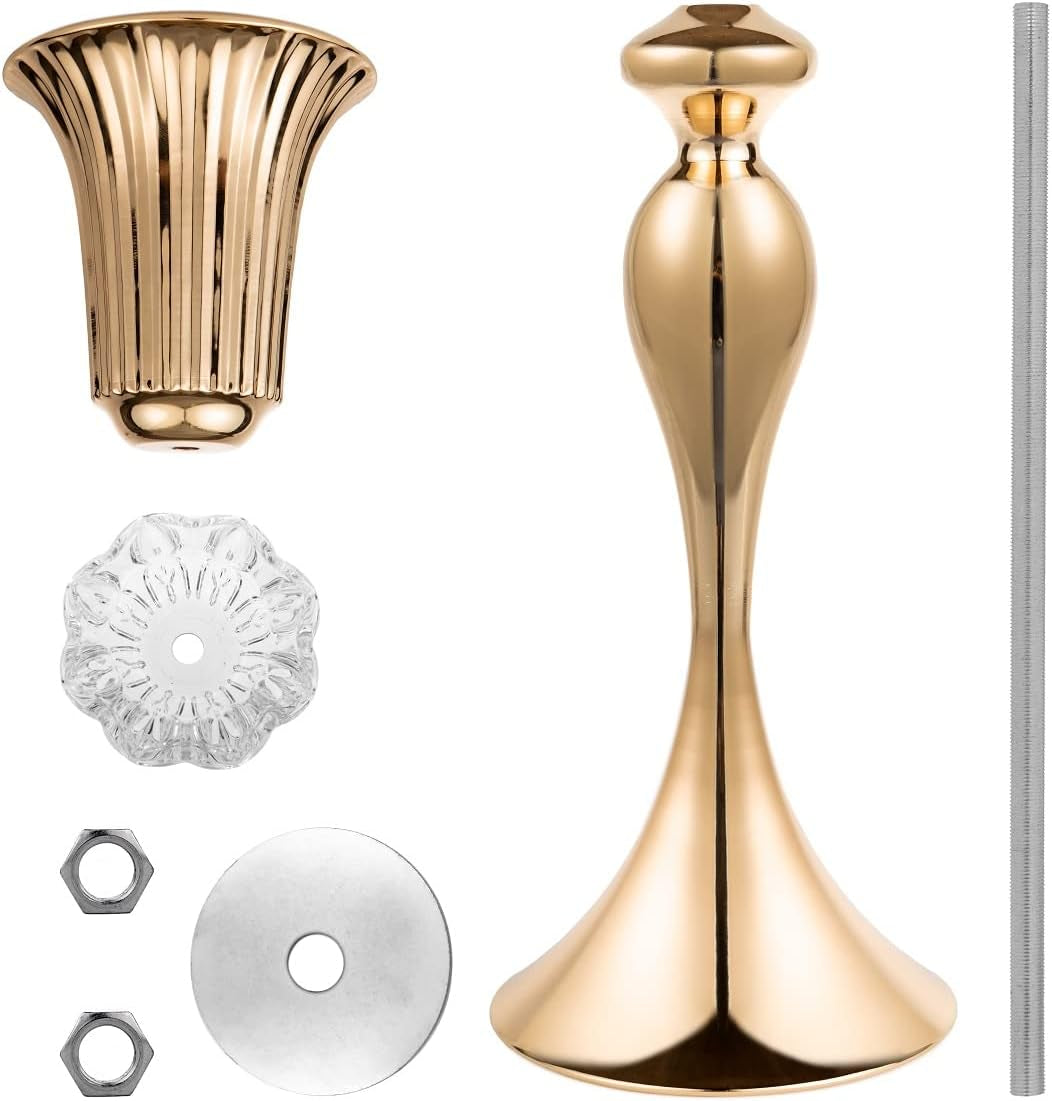 Metal Trumpet Wedding Flower Vases