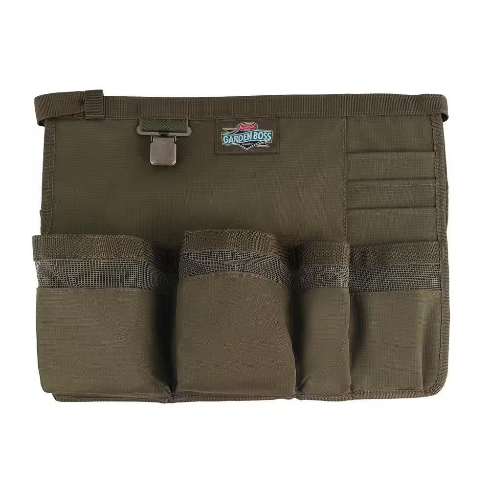 Bucket gardening tool storage bag 