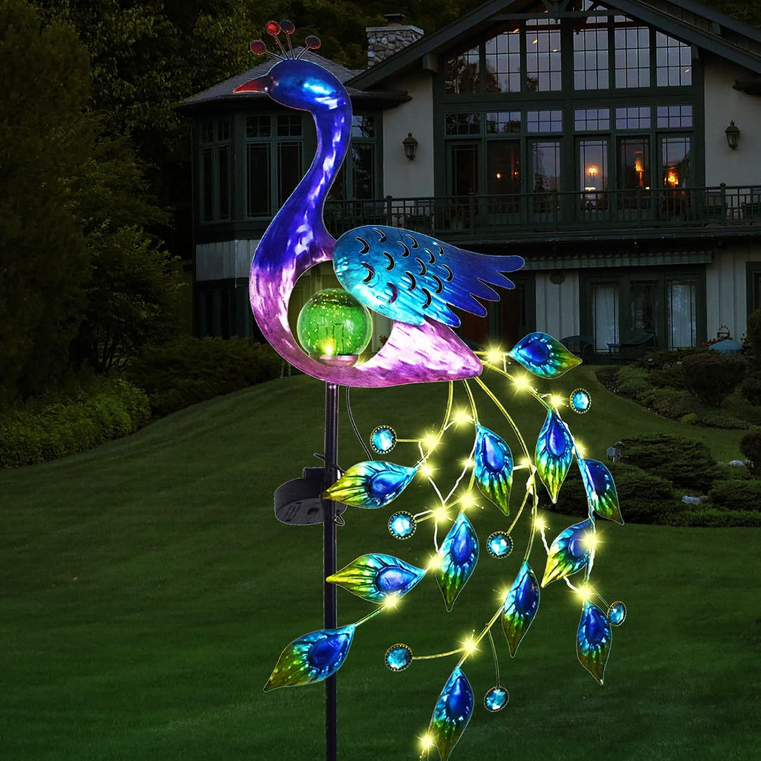 Peacock Pathway Solar Garden Light