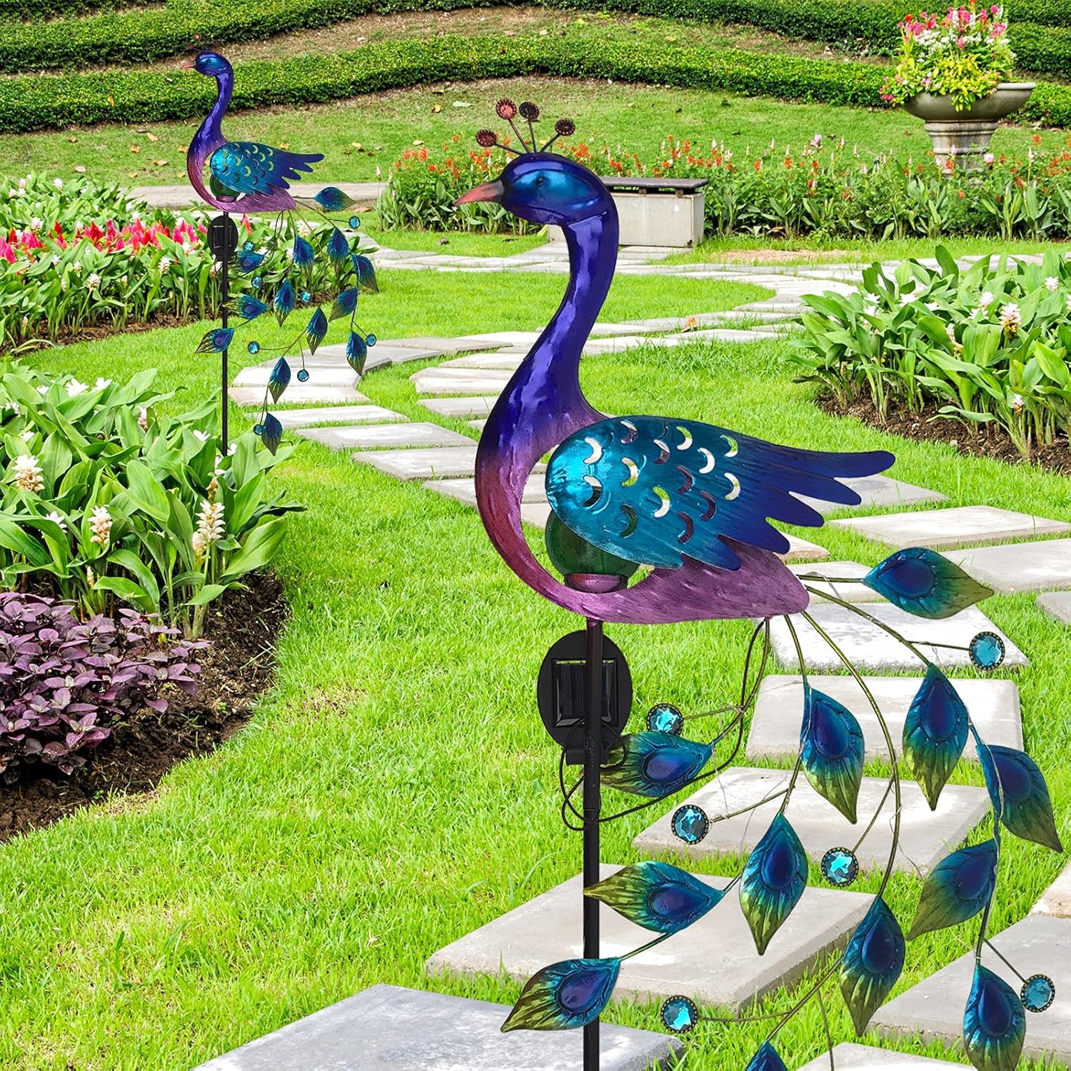Peacock Pathway Solar Garden Light