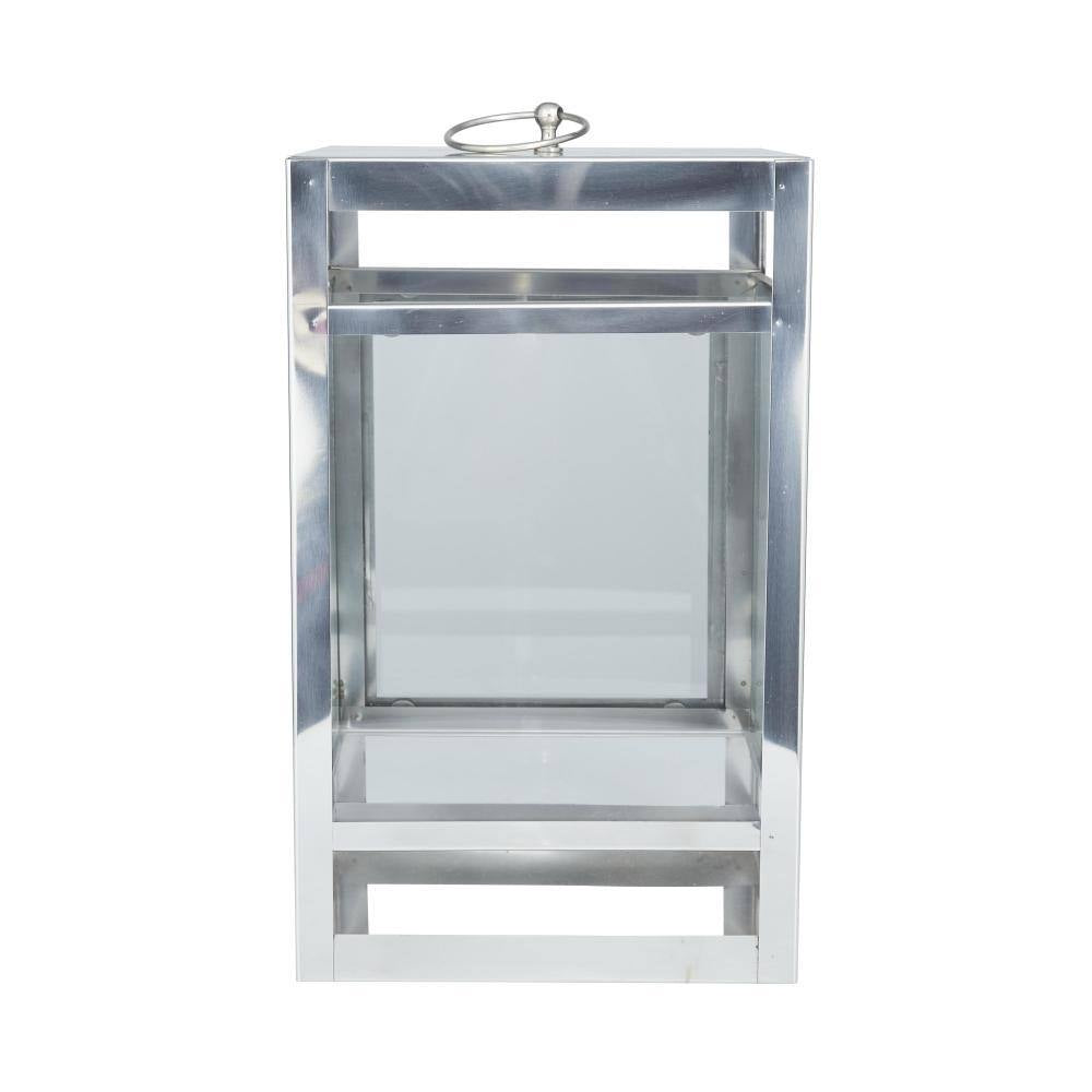 Silver Stainless Steel Candle Lantern