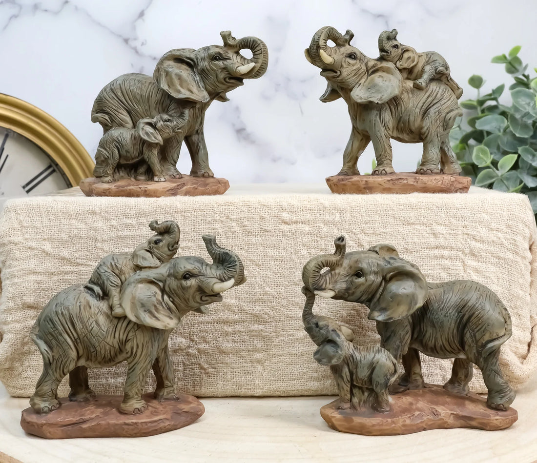 Ebros African Safari Elephant Figurines 
