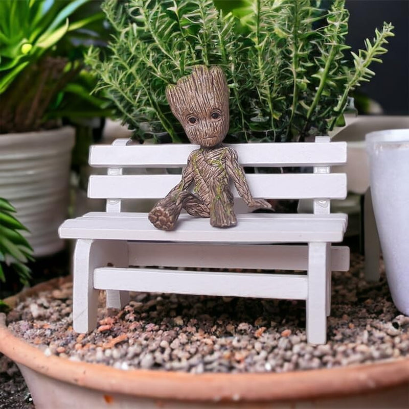 Miniature Fairy Garden Sitting Groot Figurine