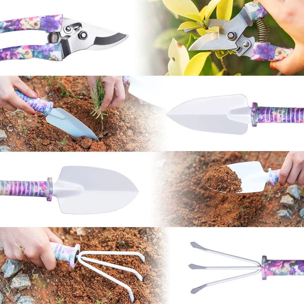 5 Pieces Garden Tool Set 