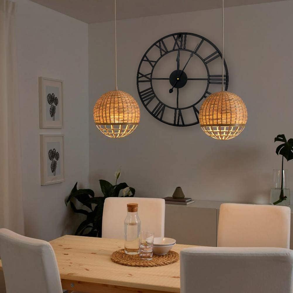 Large Modern Metal round Silent Clocks