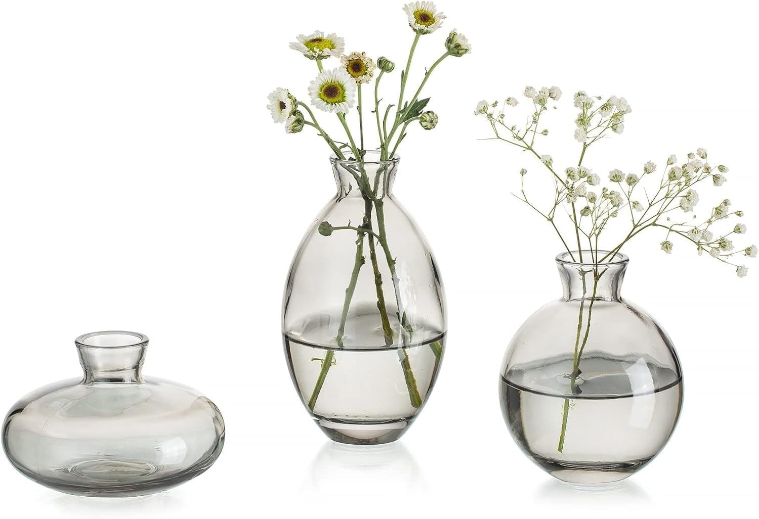 Handmade Cute Gray Small Vases