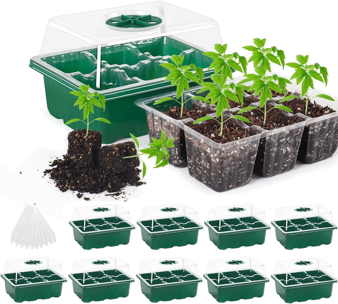 10 Packs Seed Starter Tray Seed Starter Kit