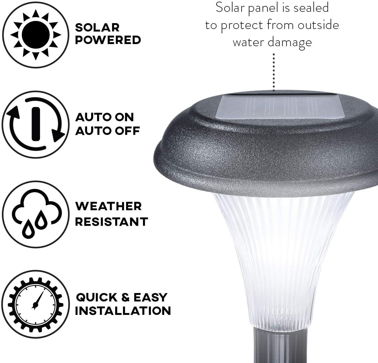  Garden Solar Lights for Outdoor Pathway