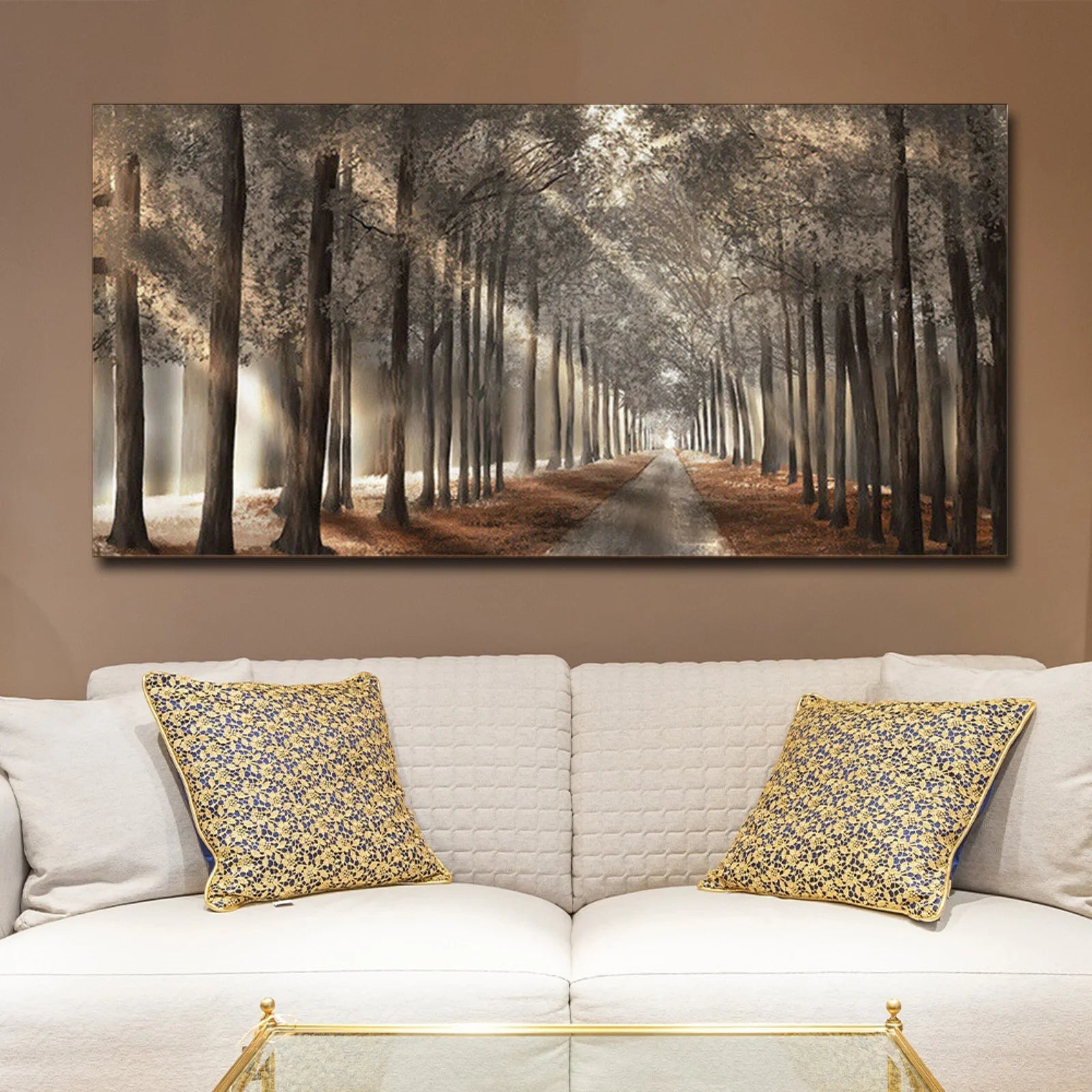  Living Room Forest Canvas Wall Art