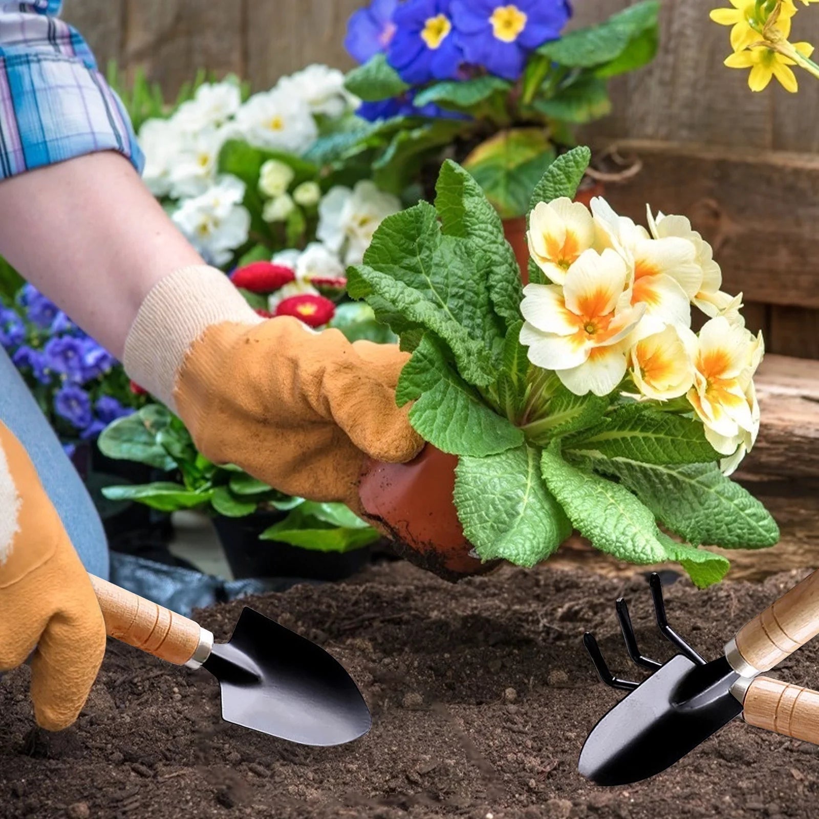 3Pcs Mini Indoor Planting Tools Set