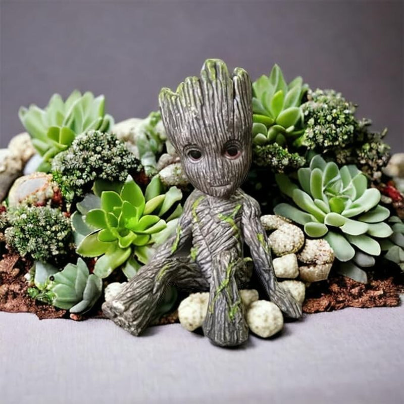 Miniature Fairy Garden Sitting Groot Figurine
