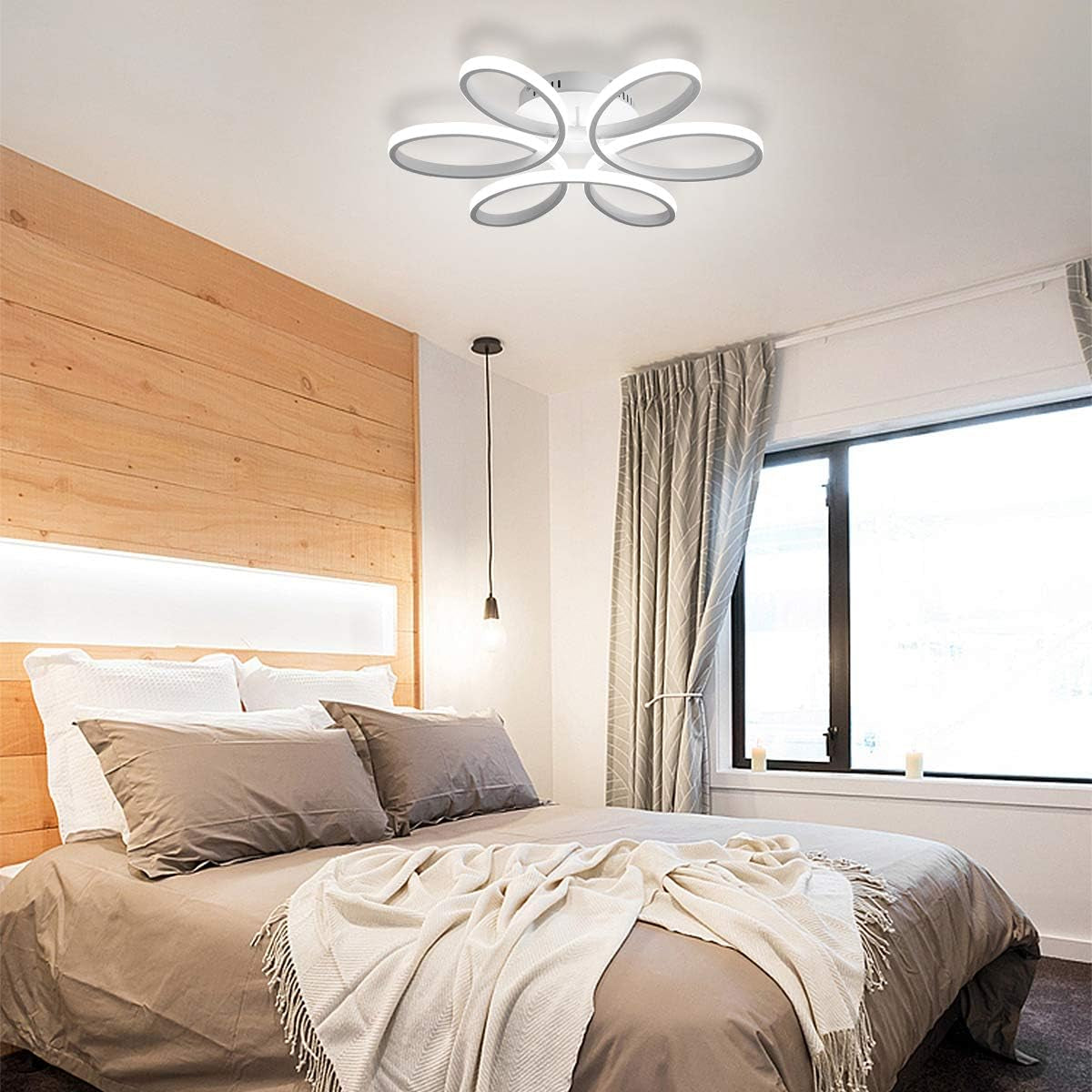 Ceiling Light Fixture with Flower Shape