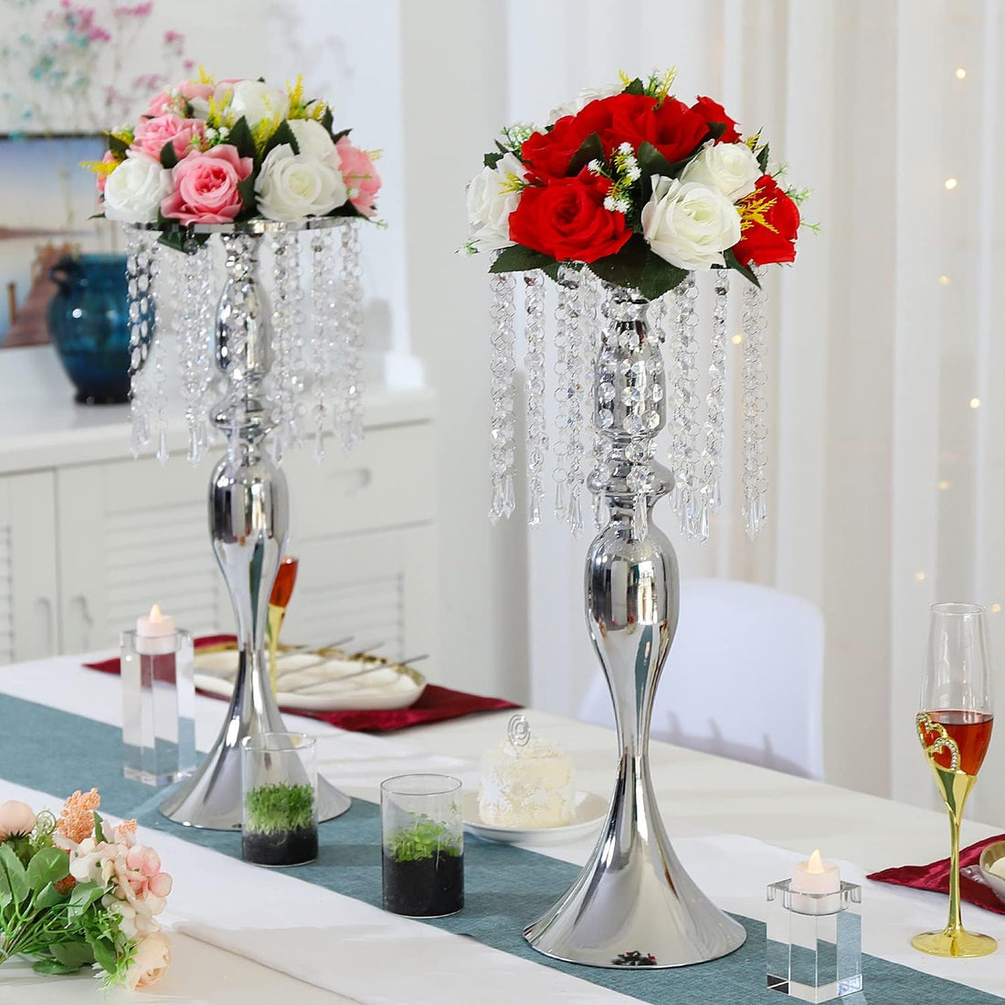 Metal Wedding Centerpieces for Table