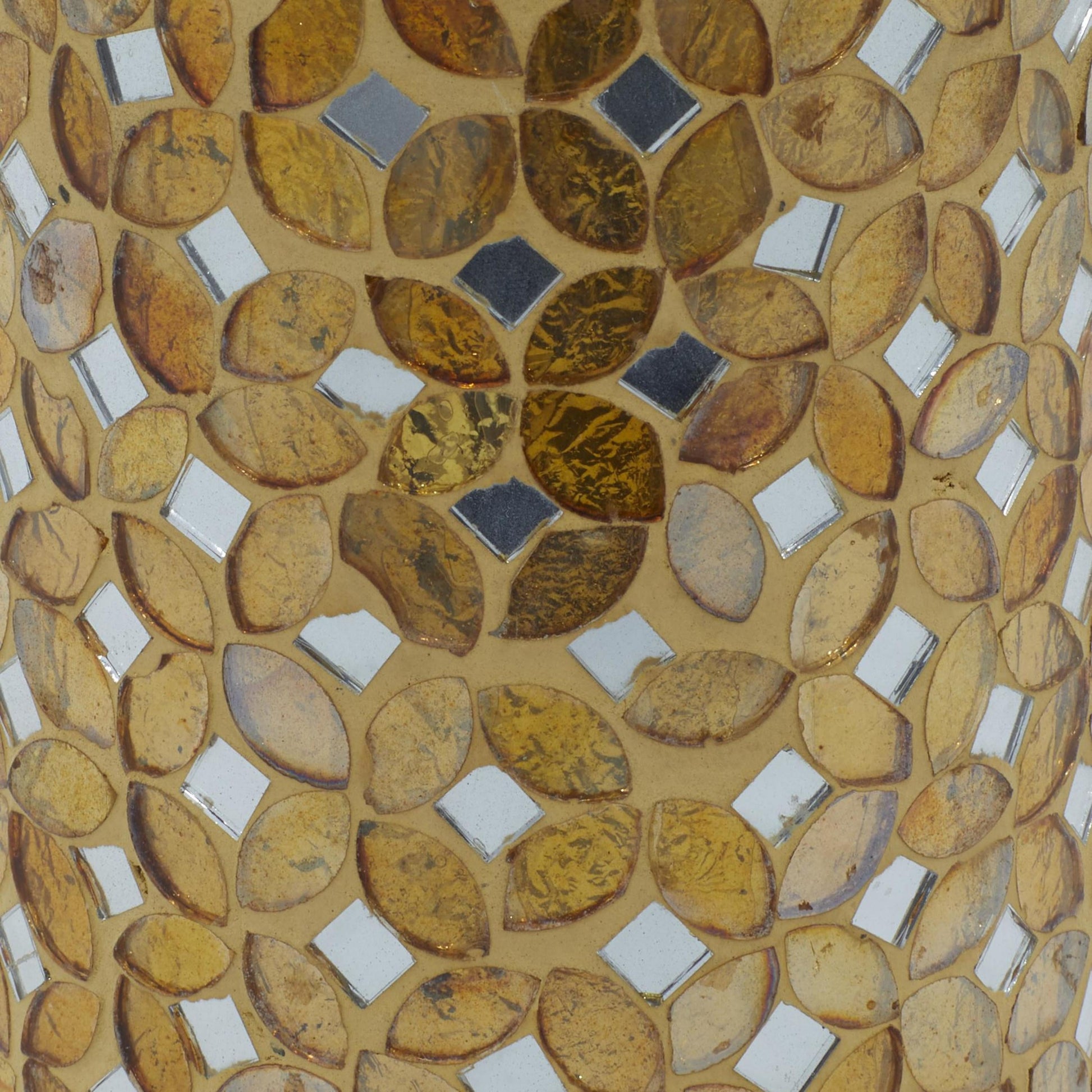 Handmade Candle Holder with Mosaic Pattern