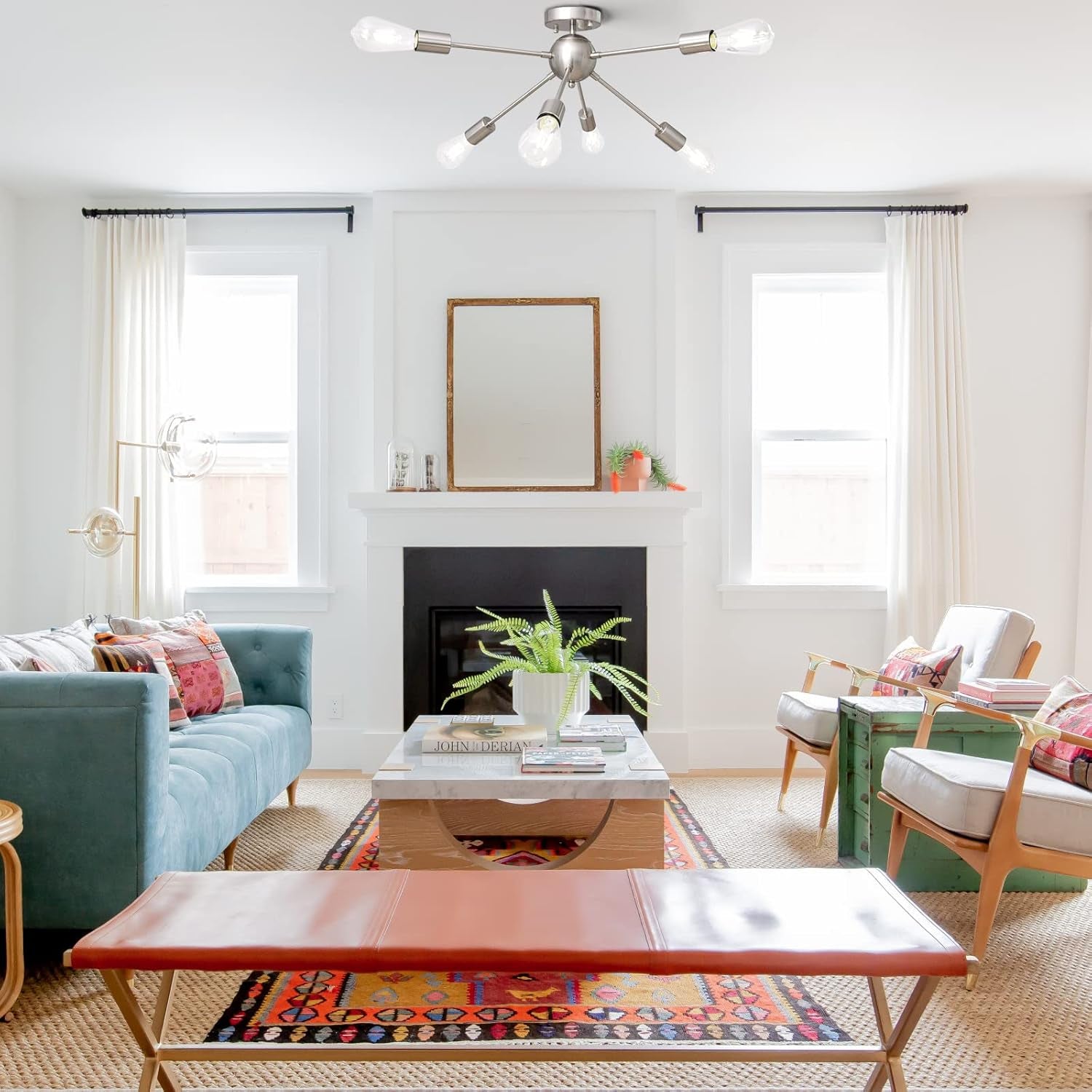 Sputnik Chandelier Light Fixture