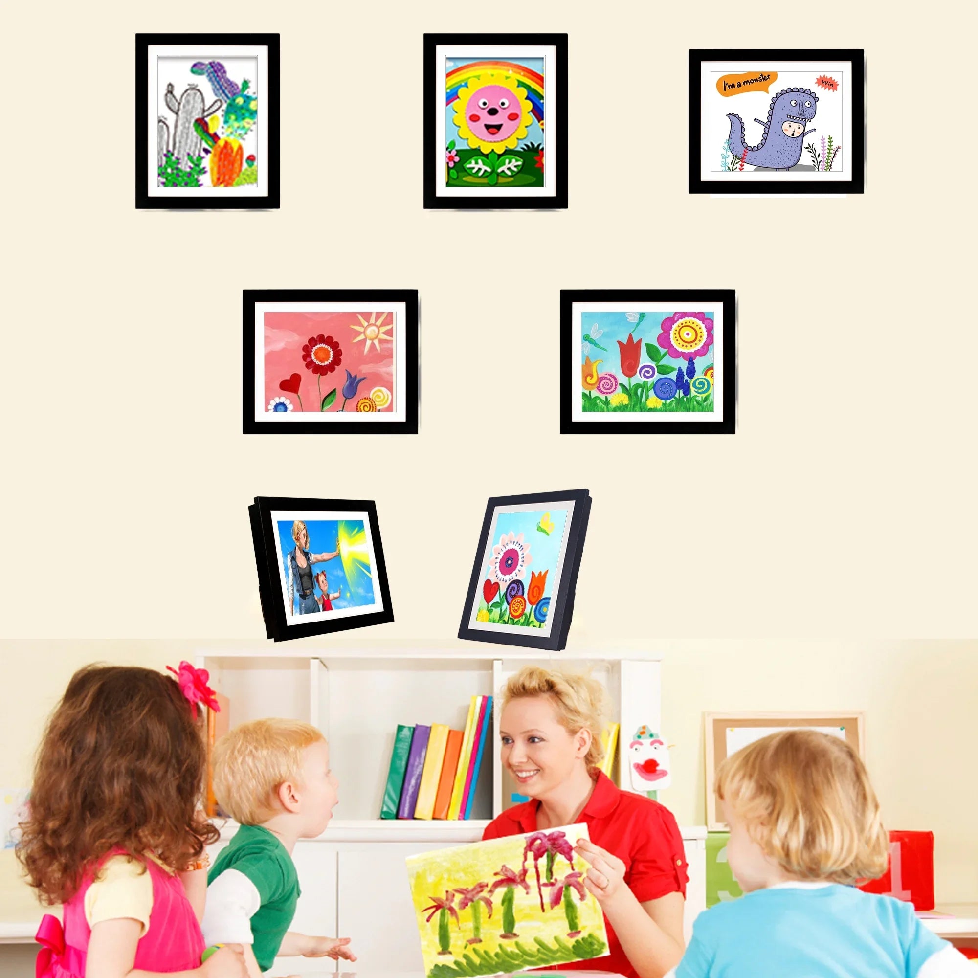 Kids Art Frames Front Opening Changeable Sets