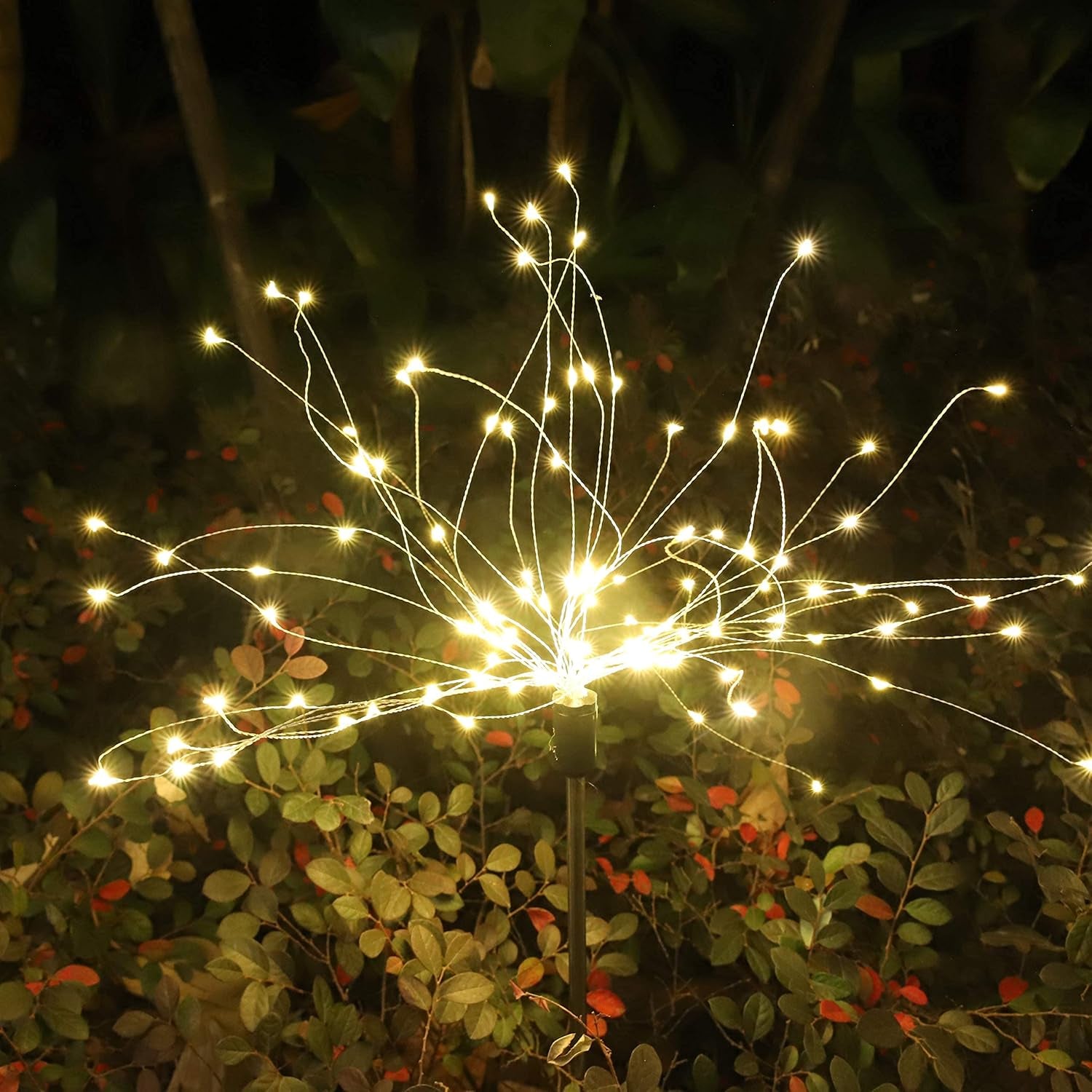 2 Pack Solar Firework Garden Lights