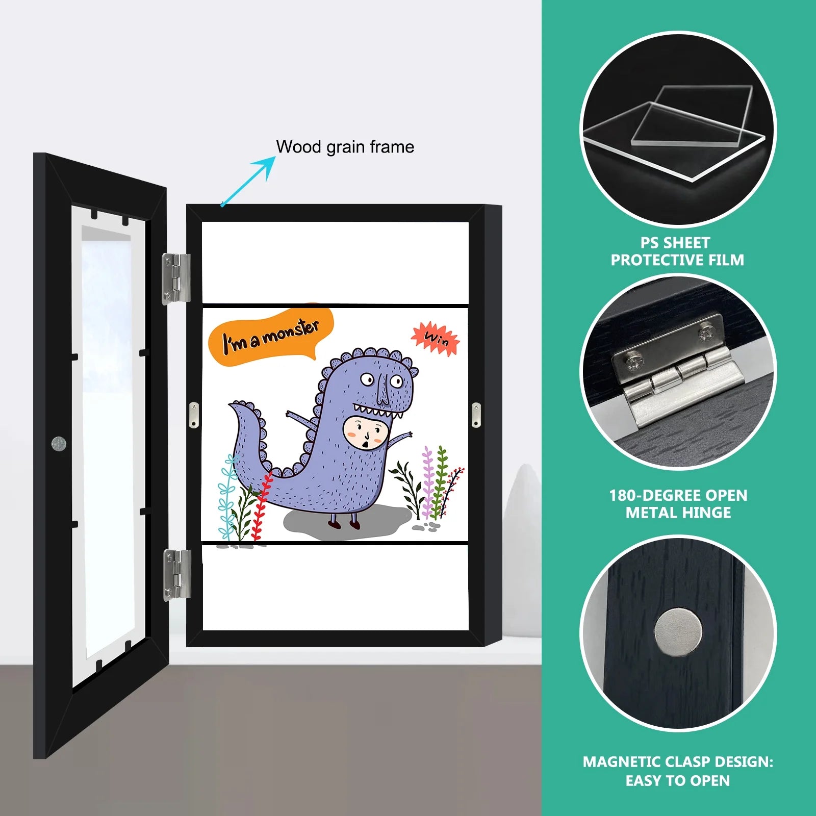 Kids Art Frames Front Opening Changeable Sets