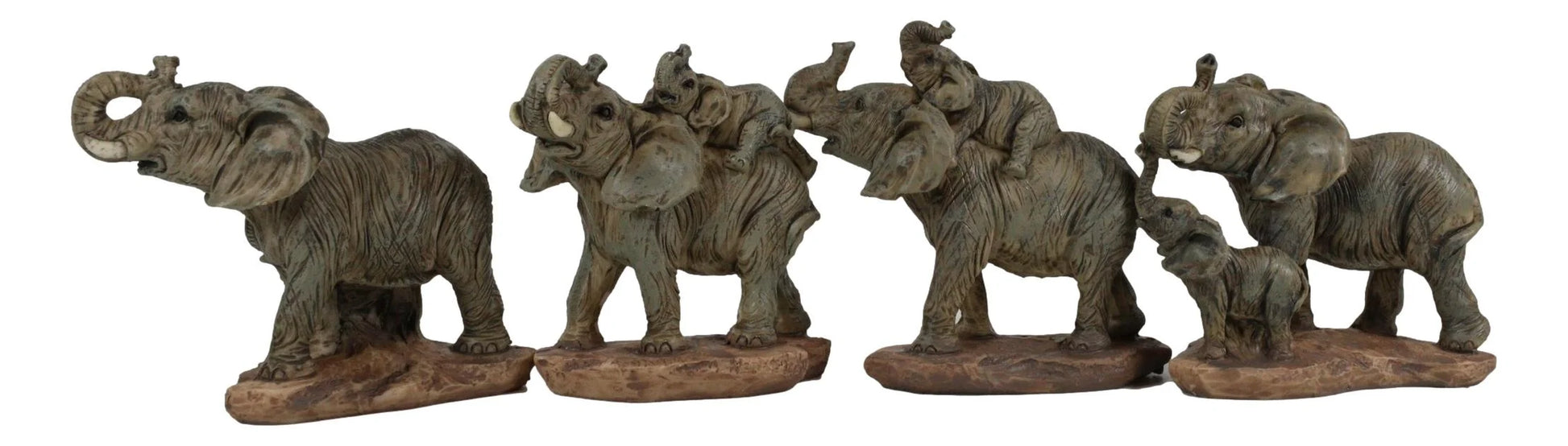 Ebros African Safari Elephant Figurines 