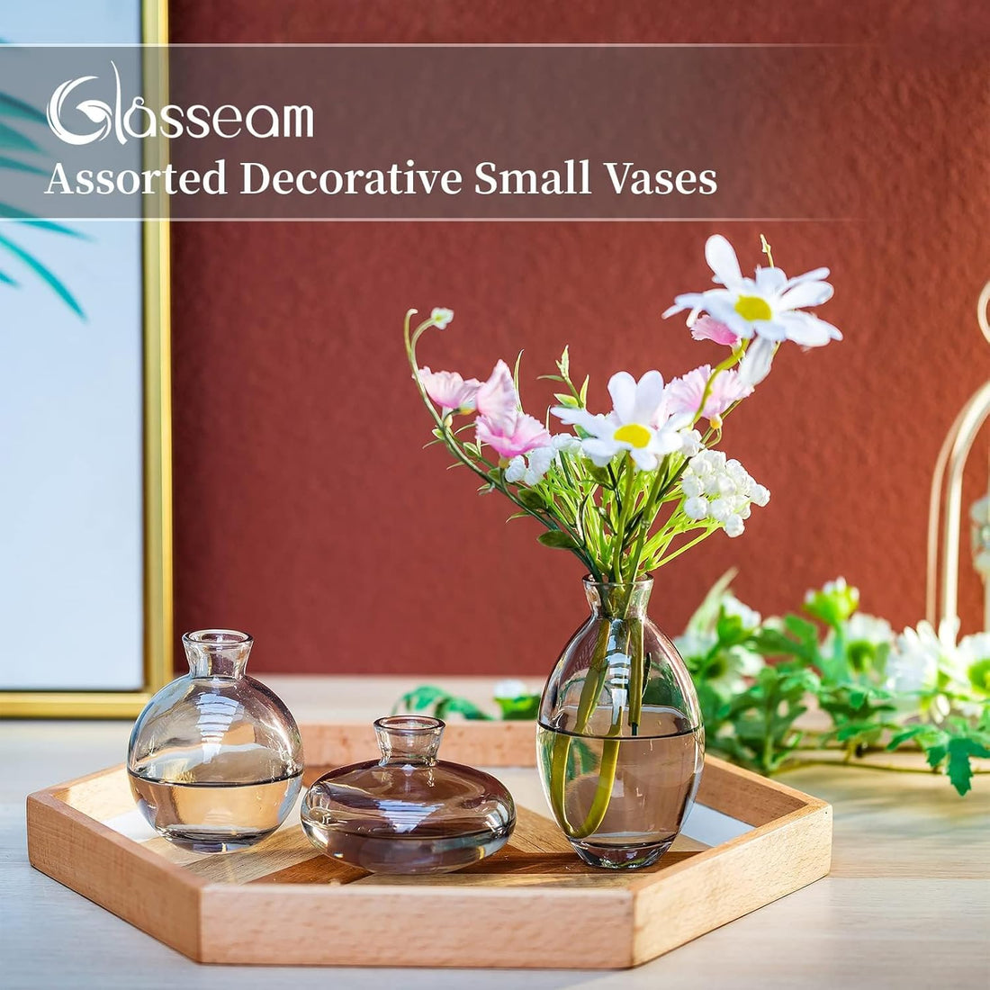 Handmade Cute Gray Small Vases