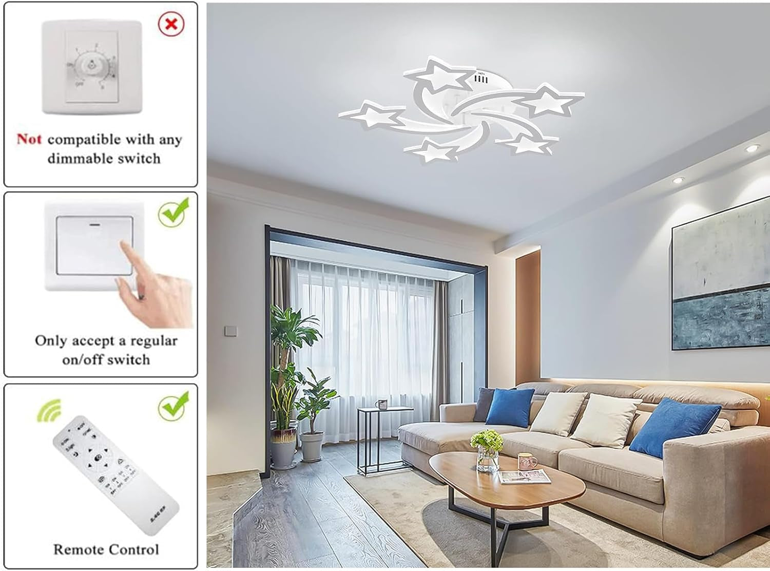 Dimmable LED Ceiling Lights