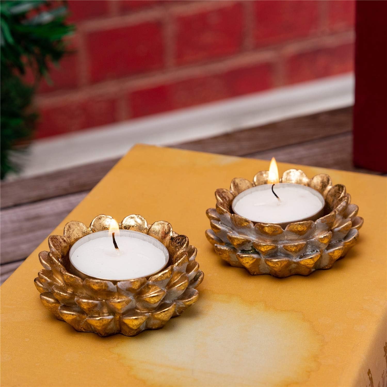 Easter Ornaments Wooden Candle Holder