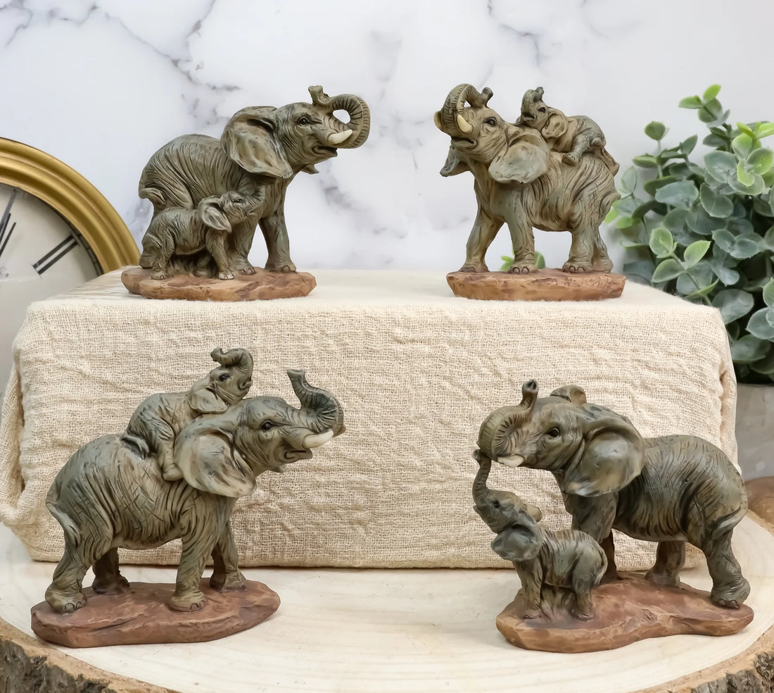 Ebros African Safari Elephant Figurines 