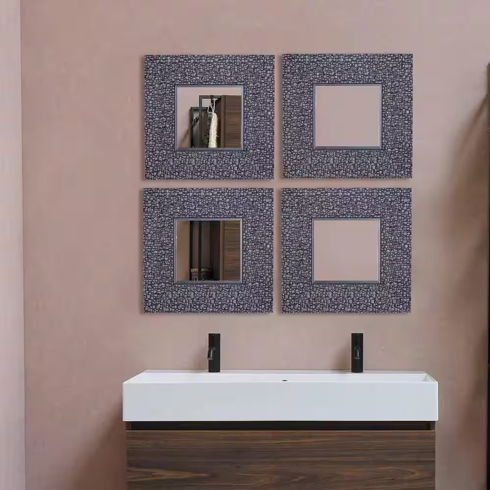  Set of 4 Accent Wall Mirrors