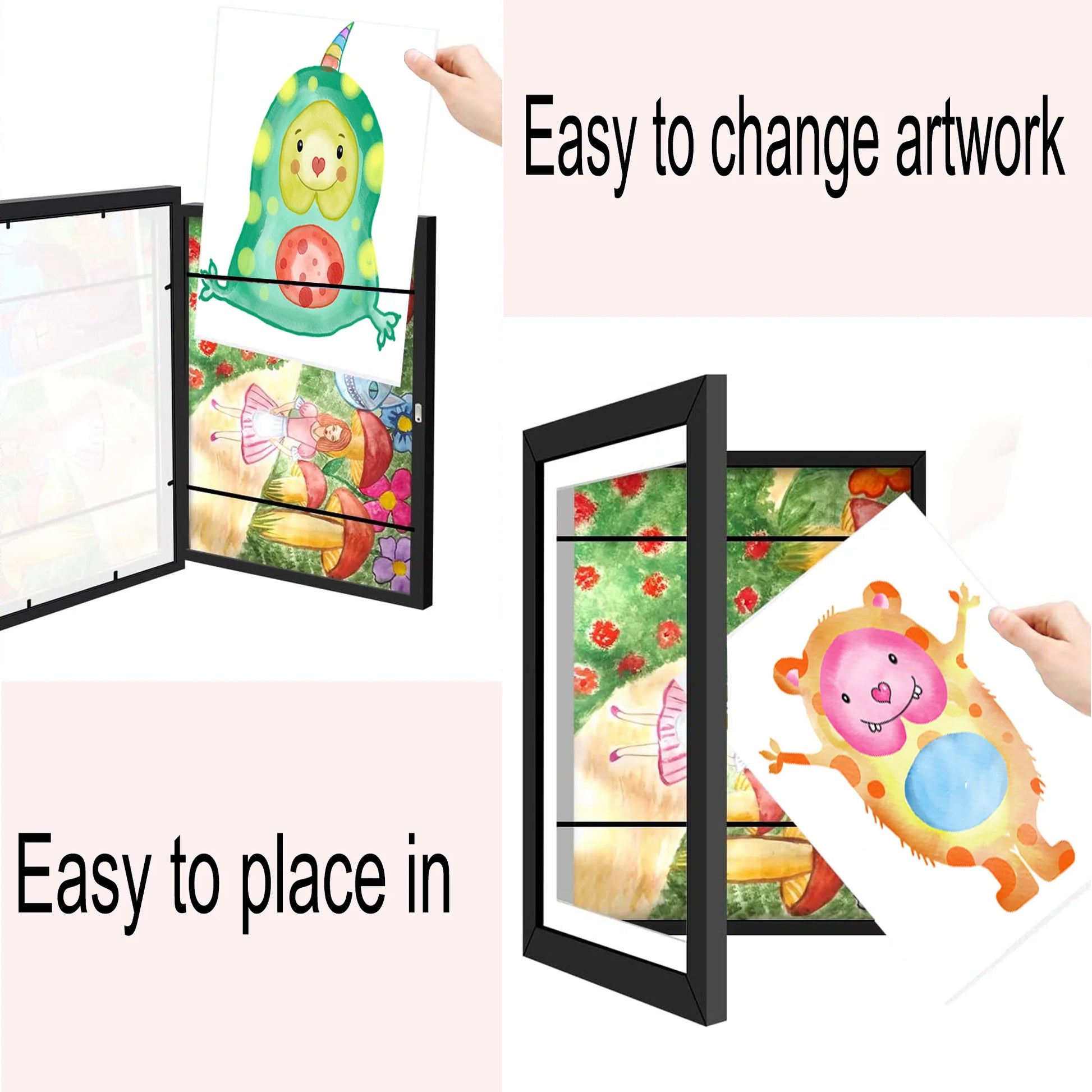 Kids Art Frames Front Opening Changeable Sets