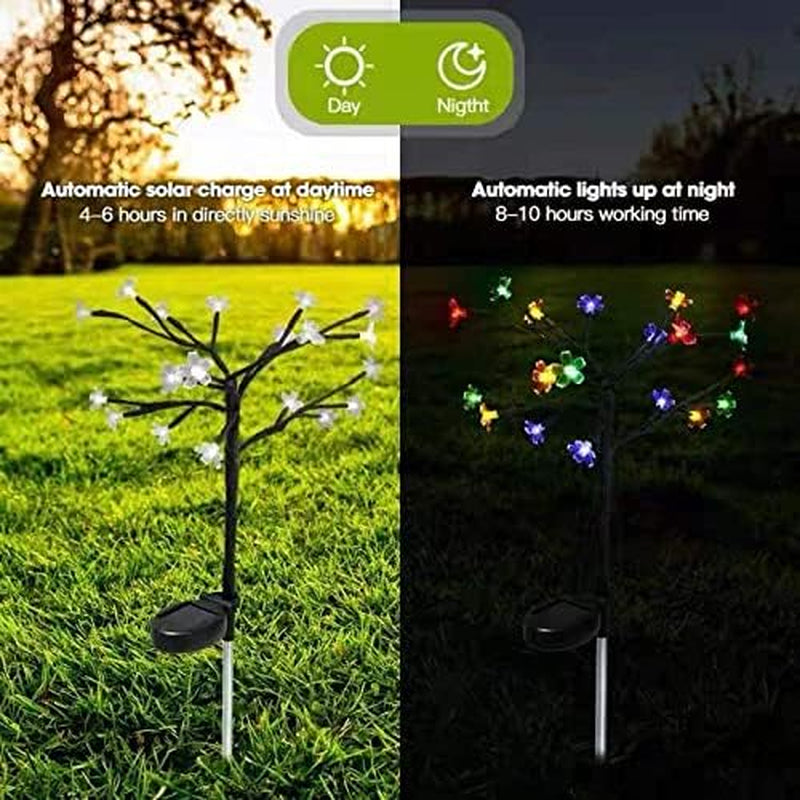 LED Cherry Blossom Flower Garden Lights