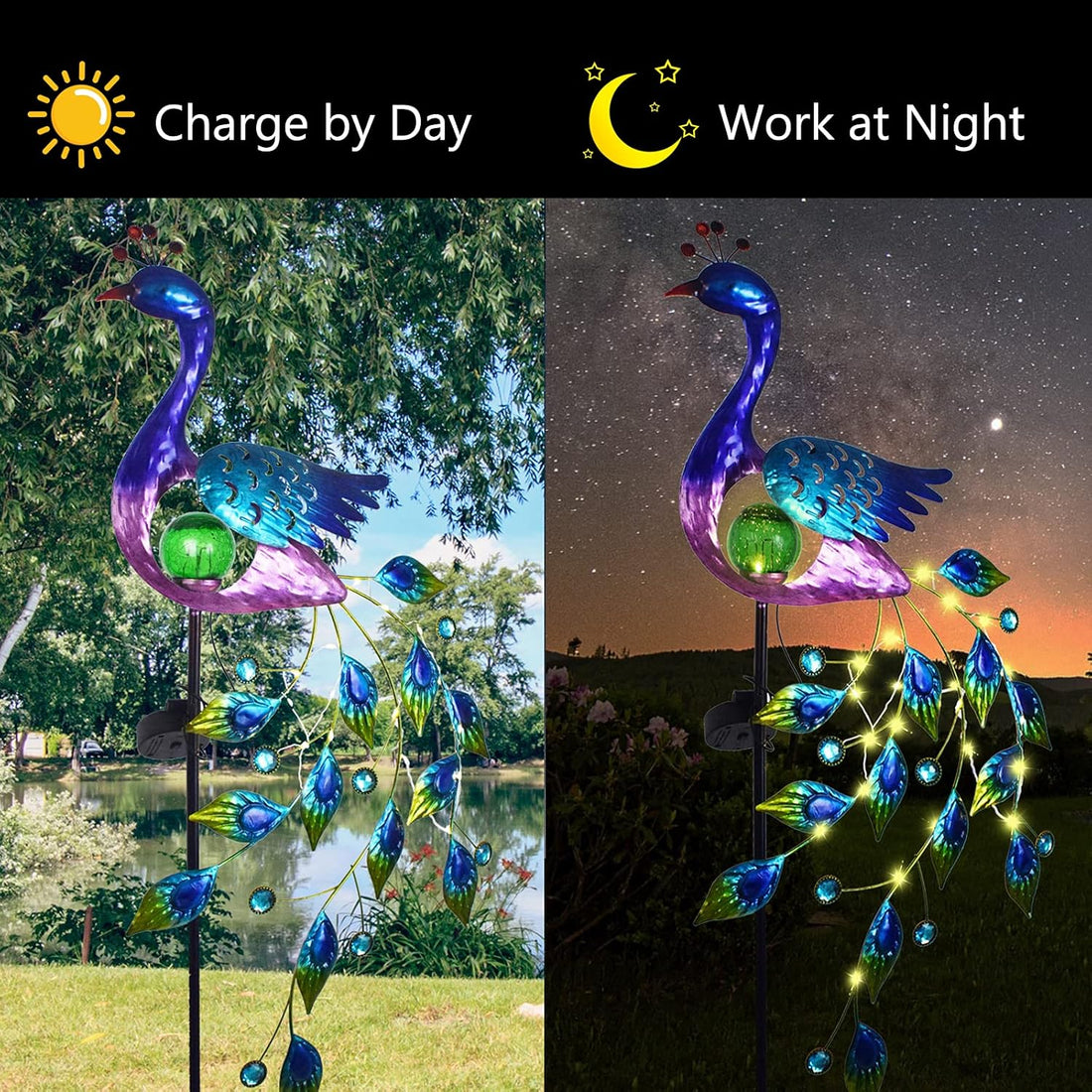 Peacock Pathway Solar Garden Light