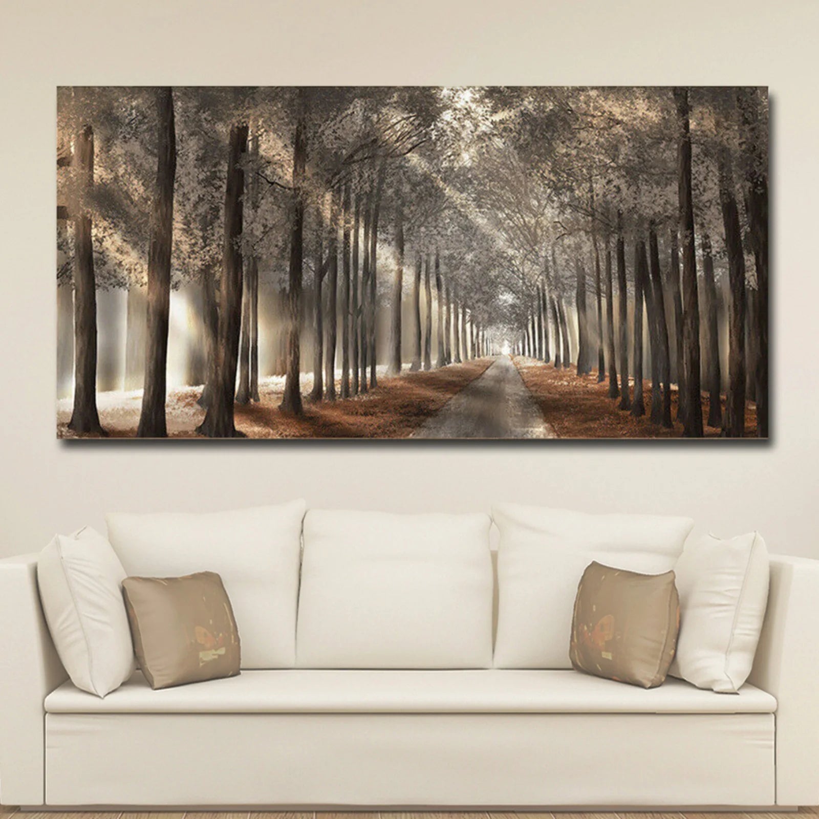  Living Room Forest Canvas Wall Art