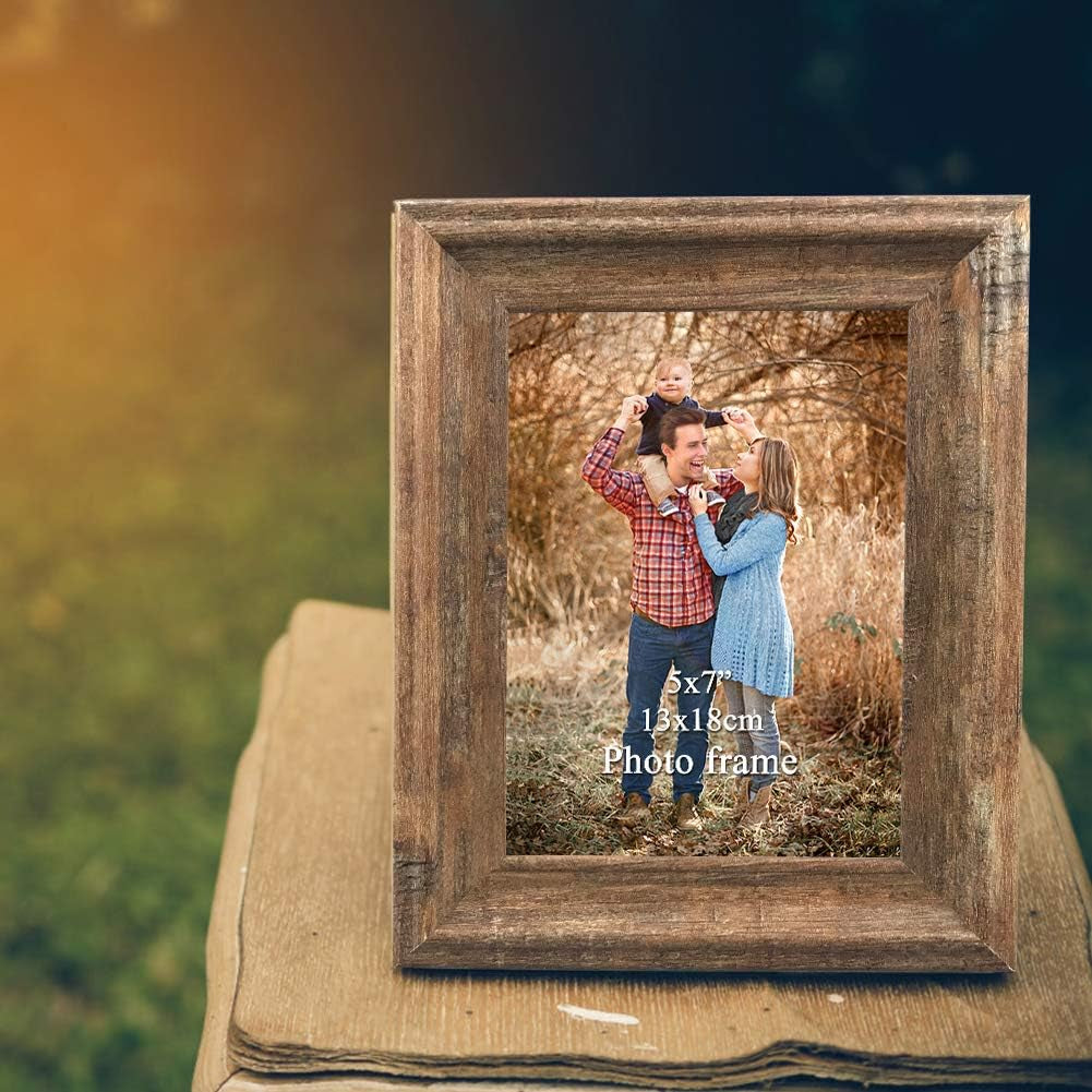 2-Pack 5X7 Picture Frames Set 