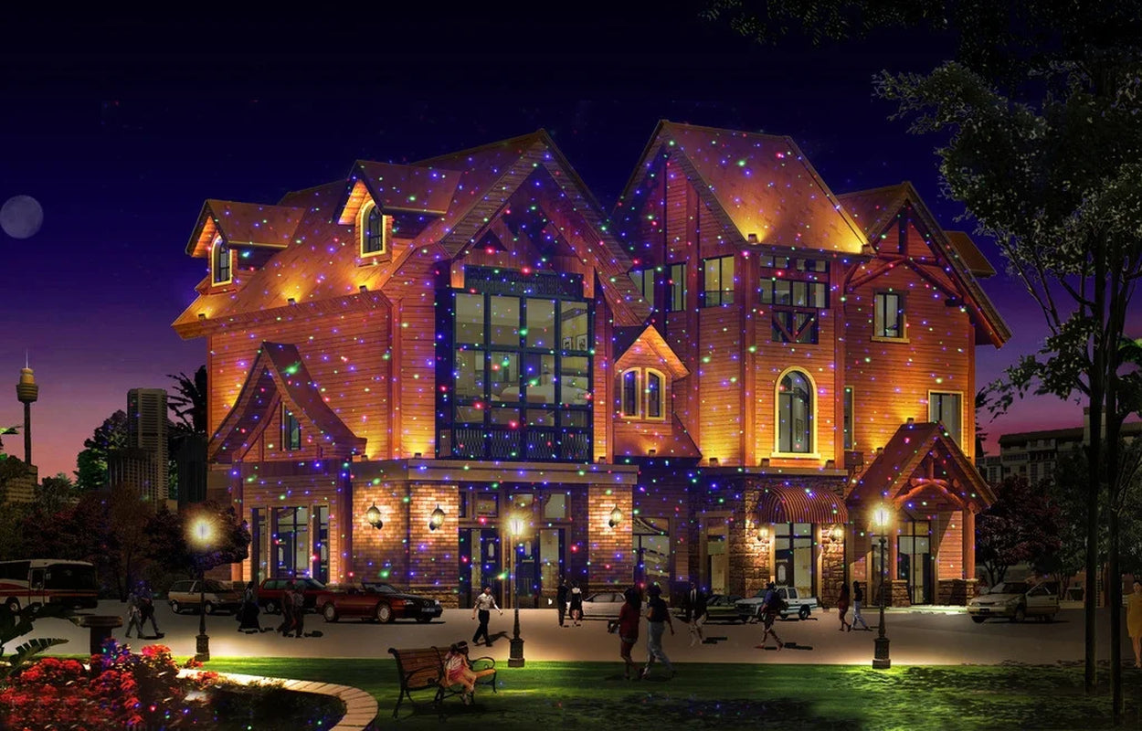 Moving Firefly Garden Laser Multi-Color LED