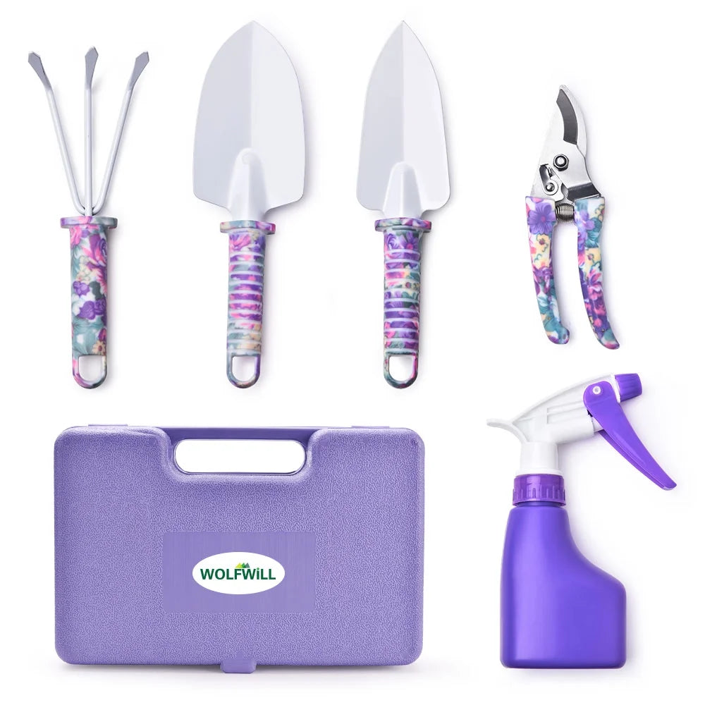 5 Pieces Garden Tool Set 