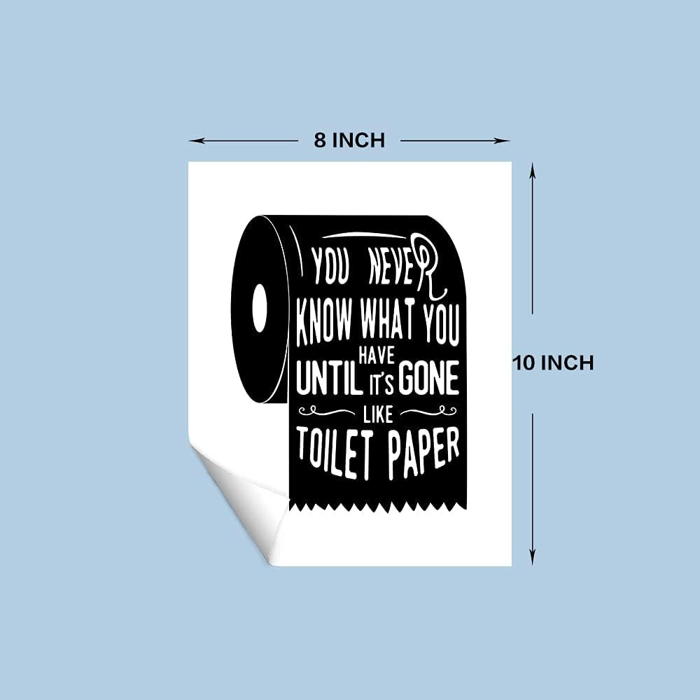 Bathroom Decor Motivational Wall Art
