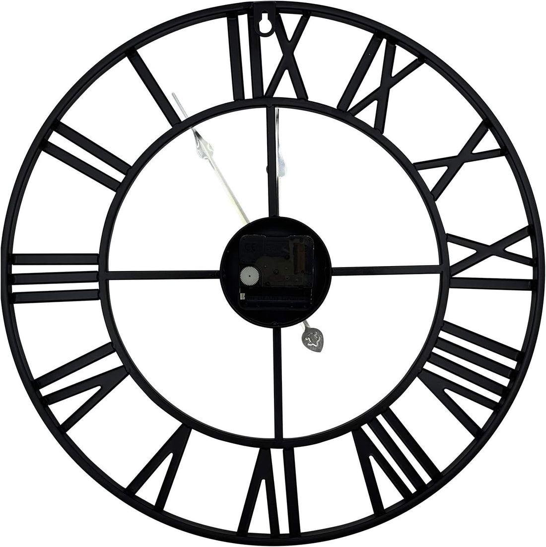 Large Modern Metal round Silent Clocks