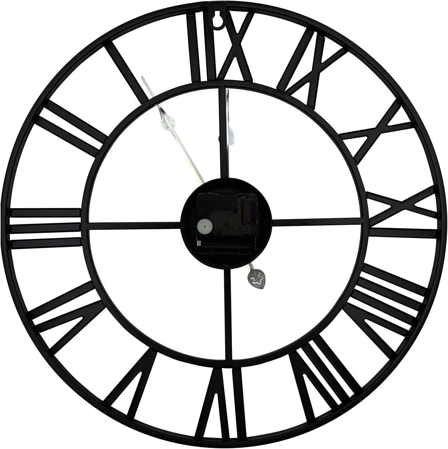 Large Modern Metal round Silent Clocks